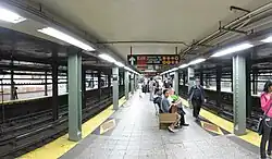 Bahnsteige der Station „Atlantic Avenue“ der IRT Eastern Parkway Line (Linien 2, 3, 4, 5)