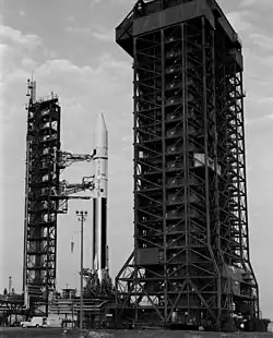 Atlas-Centaur mit Mariner 10 auf Pad 36B