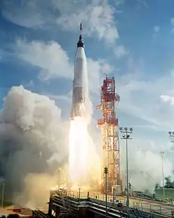 Start von Mercury-Atlas 4