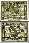 Auerbach im Vogtland 50&nbsp;Pfennig, 1921