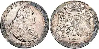 König August III. (Kurfürst Friedrich August&nbsp;II.), Speciesreichstaler 1752