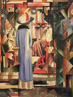 August Macke: Großes helles Schaufenster, 1912