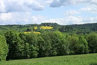 Blick von Westen zum Augustusberg