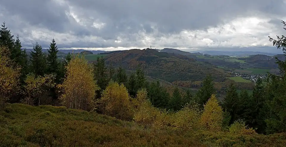 Ausblick nach Südwesten und Westen