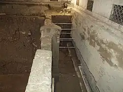 Ausgrabung des Inselspital-Kellers (November 2012)