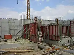 Auslaufbauwerk für die Bauwasserableitung am Flughafen Berlin-Schönefeld, 2006