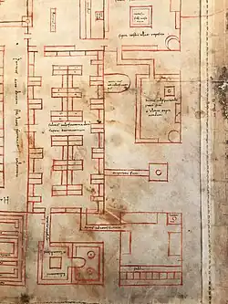 Am Dormitorium (unten rechts)