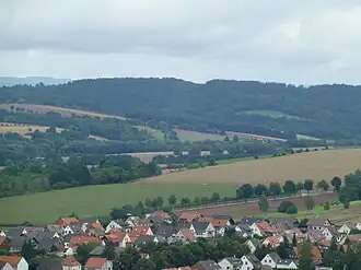 Blick vom Pferdeberg zum Bundsenberg