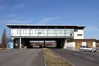 Ehemaliger Grenzübergang in Deutschkreutz–Kópháza