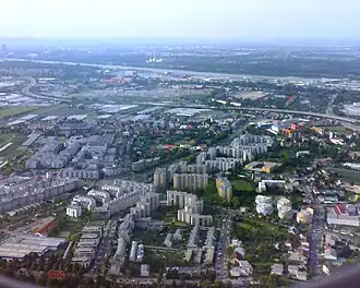 Luftaufnahme des Leberbergs Richtung Norden (2008)