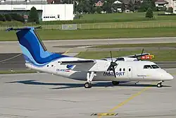 Austrojet DHC-8-100 in Salzburg