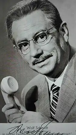 Autogrammkarte von Wolf Schmidt