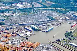 Autoterminal in Bremerhaven (2019)