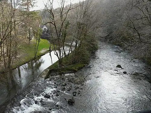 Die Auvézère bei Le Moulin
