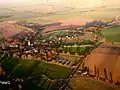 Luftbild des Ortes