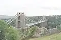 Blick auf die Suspension Bridge