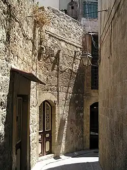 Gasse im christlichen Viertel von Aleppo
