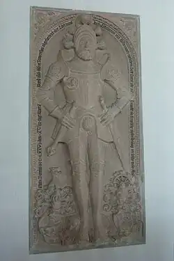 Epitaph für Eitelhans von Westernach († 1576), erster Reichsritter