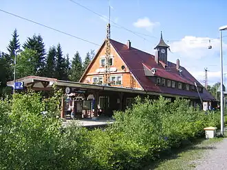 Empfangsgebäude des Bahnhofs Feldberg-Bärental