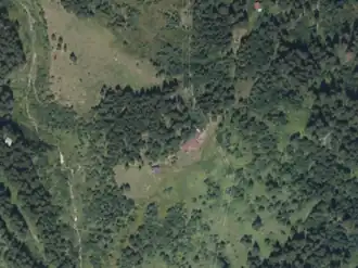 Böckfeldalm aus der Vogelperspektive