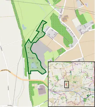 Übersichtskarte des Naturschutzgebiets