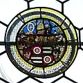 Scheibe mit dem Wappen des Erzbischofs Johann Adam von Bicken