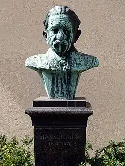 Büste von 1921 für Dr. Hans Huber (1852–1927) Komponist, Pianist und Musikpädagoge. Von Otto Roos (1887–1945), Bildhauer