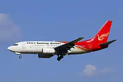 Boeing 737-700 der Kunming Airlines
