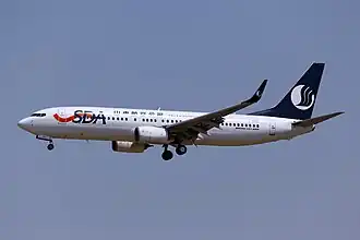 Boeing 737-800 der Shandong Airlines