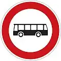 B-5 Fahrverbot für Omnibusse