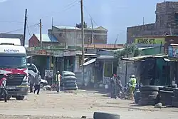 Der Ortskern der seit dem Beginn des 21.&nbsp;Jahr­hunderts stark wachsenden Kleinstadt