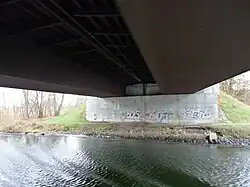 Autobahnbrücke (BAB 10) über den Sacrow-Paretzer-Kanal bei Uetz.