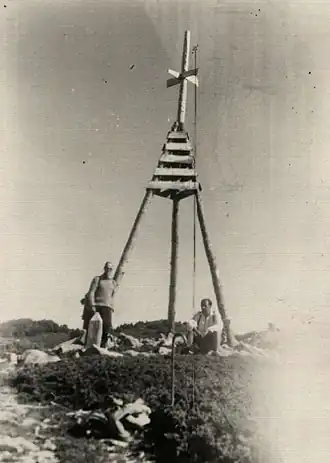 Gipfel des Großen Pereliks in den 1930er-Jahren