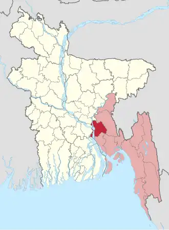 Distrikt Chandpur in Bangladesch