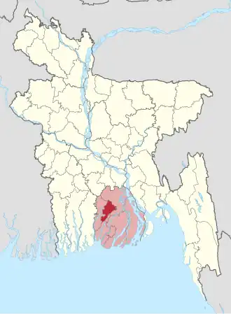 Distrikt Jhalokathi in Bangladesch