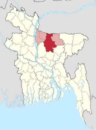 Distrikt Maimansingh in Bangladesch