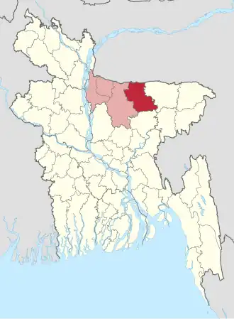 Distrikt Netrakona in Bangladesch