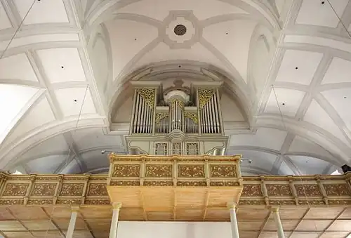 Bildausschnitt Prospekt der Orgel