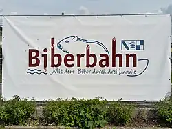 Transparent der Biberbahn