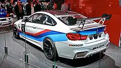 Heckansicht BMW M4 GT4