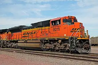 BNSF 9211 in Lincoln (Oktober 2014)