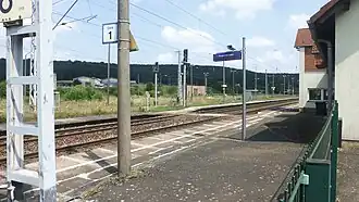 Der Bahnhof Bernterode im Jahr 2021