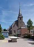 Baambrugge, reformierte Kirche mit Grundschule