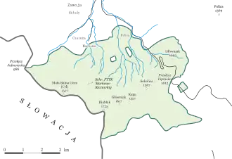 Karte des Nationalparks