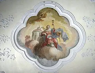 Deckenfresko „Glaube“