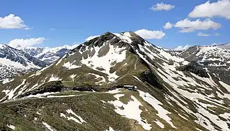 Blick vom Stubnerkogel auf den Zitterauer Tisch in der Bildmitte