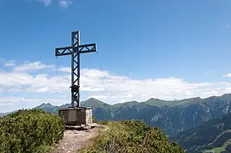 Gipfelkreuz am Hirschkarkogel