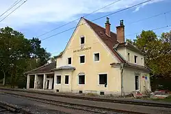 Das ehemalige Bahnhofsgebäude in Bad Gleichenberg wurde generalsaniert