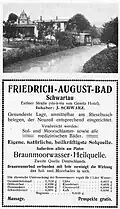 Anzeige des Friedrich-August-Bades (1910)