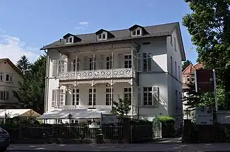 Ehemalige Kurpension Nassovia – 1820 erbaut, hier war Felix Mendelssohn Bartholdy 1844/45 zu Gast.